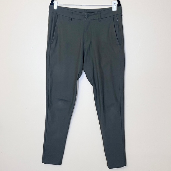 Lululemon Commission Skinny Warpstreme Pants - Men's Size 33*32 - Green